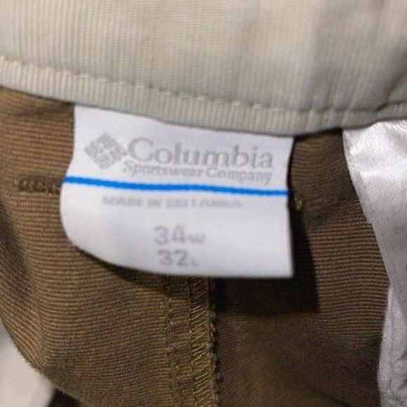 Columbia Mens Tan Stonewashed Cargo Work Pants -Size 34X32 - Picture 13 of 16